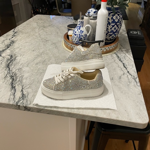 Betsey Johnson embellished sneakers - Picture 2 of 5